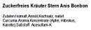 2,5 kg Kräuter-Bonbon Stern Anis Zuckerfrei