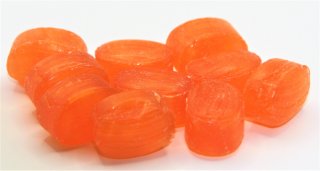 500 gr, Kräuter-Bonbon Orange Zuckerfrei