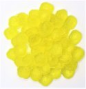 50 gr. Zuckerfreies Cachou Bonbon Gelb mit einem Hauch Lakritz in Miniform nur von Jahrmarktbonbon