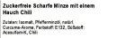 500 gr. Scharfe Minze mit einem Hauch Chili zuckerfrei...