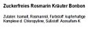 100 gr. Rosmarin Kräuter-Bonbon  Zuckerfrei