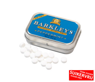 Barkleys Mini Mints Peppermint Sugarfree 12 x 15 gr.