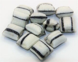 100 gr. Pfeffer & Salz Apotheker Lakritz von Jahrmarktbonbon