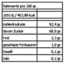 100 gr. Sahne Lakritz Bonbon Schwarz Geld von Jahrmarktbonbon