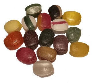 250 gr. Hamburger Bonbon Mischung zuckerfrei von Jahrmarktbonbon