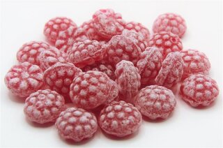 100 gr. Himbeer Bonbon lecker und groß von Jahrmarktbonbon