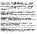 250 gr. Zuckerfreie Kiwi Erdbeere süss sauer nur von Jahrmarktbonbon