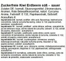 500 gr. Zuckerfreie Kiwi Erdbeere süss sauer nur von Jahrmarktbonbon