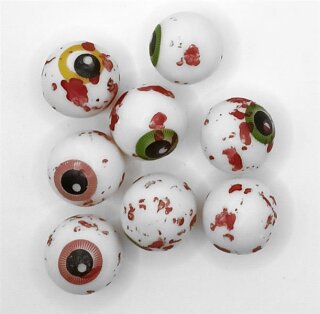 500 gr. Spooky Eyes 24 mm Kaugummi  Geschmack: Erdbeere