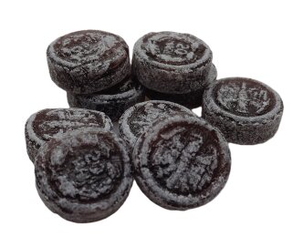 50 g Glühwein Rum Taler Alkoholfrei von Jahrmarktbonbon