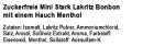 500 gr. Stark Lakritz mit Menthol in Pastillen Form...
