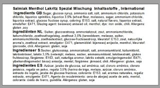 1 kg Salmiak-Menthol-Lakritz Spezial Mischung von Jahrmarktbonbon