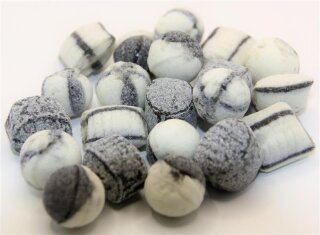 2,5 kg Salmiak-Menthol-Lakritz Spezial Mischung von Jahrmarktbonbon