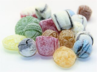 1 kg Bremer Kräuter Bonbon Mischung aus Bonbons von Jahrmarktbonbon