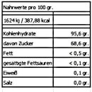 2,5 kg Glühwein als Bonbon rot natürlich alkoholfrei