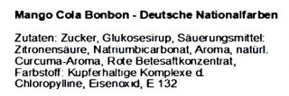 2,5 kg Mango-Cola Bonbon Deutschland von Jahrmarktbonbon